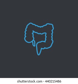 Large intestine icon