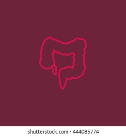 Large intestine icon