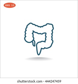 Large intestine icon