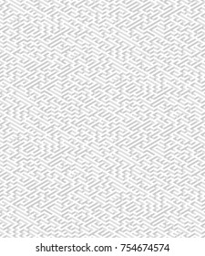 Large isometric maze seamless pattern