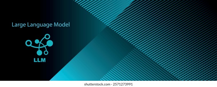 Large language model icon on white background