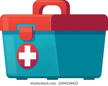  large medical suitcase with first aid medicines and medical supplies