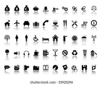 large miscellaneous icon set for web