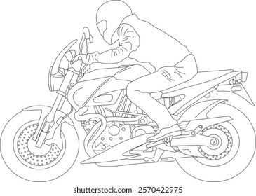 Large motorbikes are one of the most favorite vehicles and are often used for racing or just walking long distances