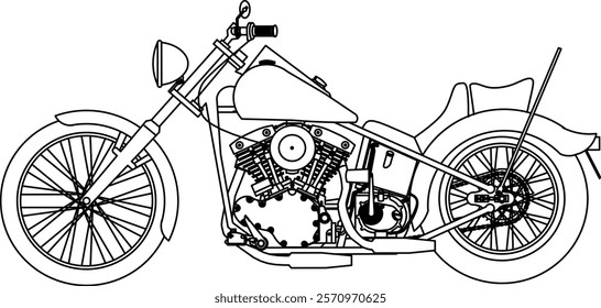 Large motorbikes are one of the most popular means of transportation and are most used by many people