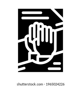 grandes embalajes de detergente en polvo glifo vector de icono. gran embalaje del signo de polvo detergente. símbolo de contorno aislado ilustración negra