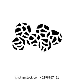 gran vector de icono de glifo de pimienta. gran señal de pimienta. ilustración de símbolo aislado