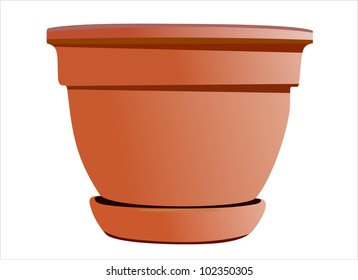 Large Flower Pot Isolated Images, Stock Photos & Vectors | Shutterstock