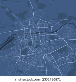 Large Plovdiv map, urban area