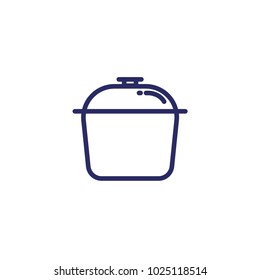 large pot outline icon