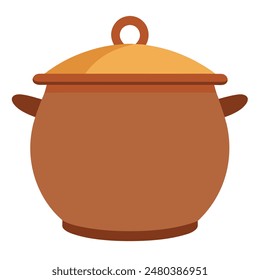         Große Pot Vektorgrafik Illustration.
