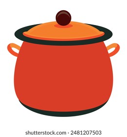         Grande ilustración de Arte vectorial de olla.
