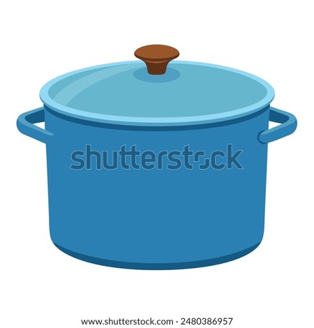         Large pot vector art illustration.
