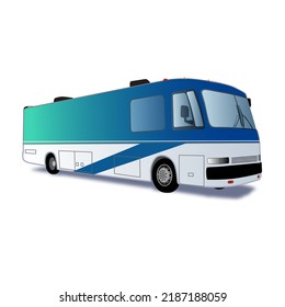large Recreational Vehicle RV motor home