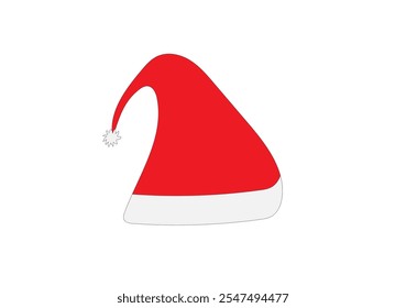 large red hat on a white background