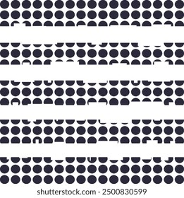 Large round spots or circles are cut off in some places.