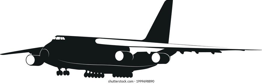 A large Russian cargo plane