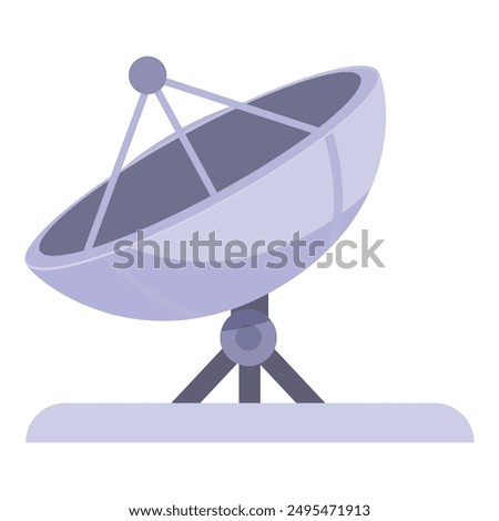 Large satellite dish is listening for signals from space