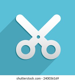 Large Scissors great for any use, Vector EPS10.
