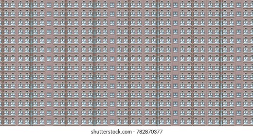 Large seamless background of residential, commercial building