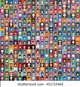Large set of  avatars 4