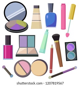 Cosmetics Set Drawing By Hand Nail Stock Vector (Royalty Free ...