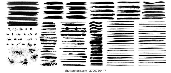 Grande conjunto de texturas grunge
