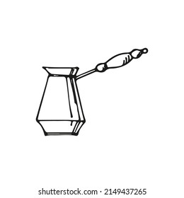 Large set of hand drawn coffee doodles: drinks, desserts, beans and other related objects. Vector sketch illustration.