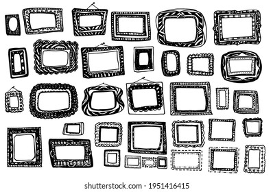 Vector Large Set Different Shapes Chinese Stock Vector (Royalty Free ...