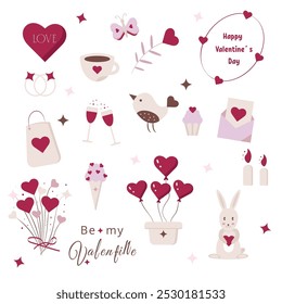 Large set of Valentine´s day´s items
