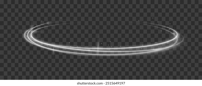 A large set of low-poly designs made of thin lines in the form of branches, spirals and arcs. Expressway, car headlight effect. Speed connection vector background.
