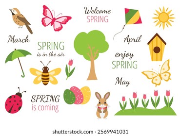Large set of spring items