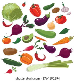 gran variedad de verduras