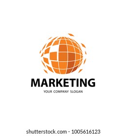 large set of vector logos for market