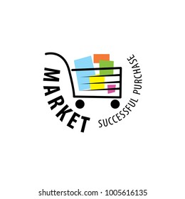large set of vector logos for market