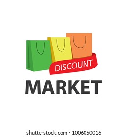 large set of vector logos for market