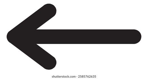 large size black long arrow. Straight long arrow icon. black long arrow pointing to right site in isolated background. Bold thine long arrow.