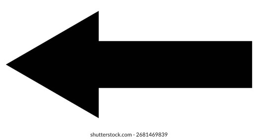 large size black long arrow. Straight long arrow icon. black long arrow pointing to right site in isolated background eps 10.