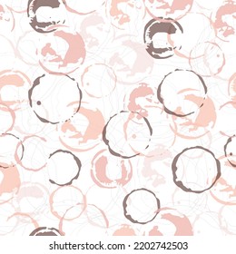 Large and small colored circles.