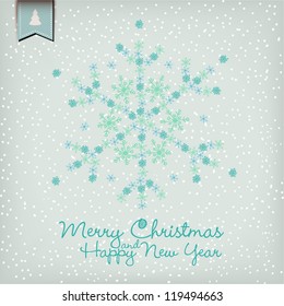 Large Snowflake Background