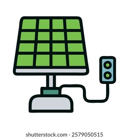 Large solar generating and distributing renewable energy