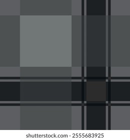 Large square cross plaid pattern