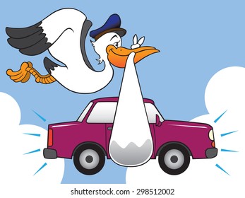 969 Stork car Images, Stock Photos & Vectors | Shutterstock