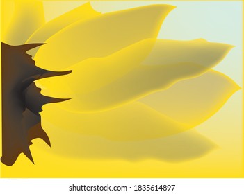 large sunflower abstract background design
