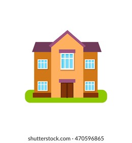 Large Two Storey Suburban House Exterior Design