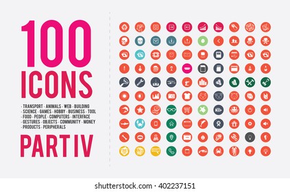 Large universal Icon set. transport icons, animals icons, web icons, building icons, science icons, games icons, hobby icons, business icons, tool icons, food icons, people icons. Part FOUR