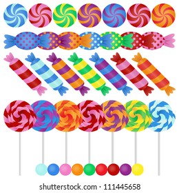 Large Vector Candy Set - EPS10