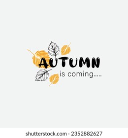 Large vector fall set. Autumn season. Leaves, acorns, sweater, scarf, pumpkins, candle, hedgehog, pie, rainbow, lettering. Collection of fall elements for scrapbooking. Hand drawn style