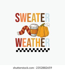 Large vector fall set. Autumn season. Leaves, acorns, sweater, scarf, pumpkins, candle, hedgehog, pie, rainbow, lettering. Collection of fall elements for scrapbooking. Hand drawn style