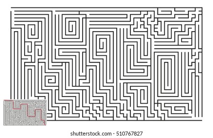 1,476 Large maze Images, Stock Photos & Vectors | Shutterstock